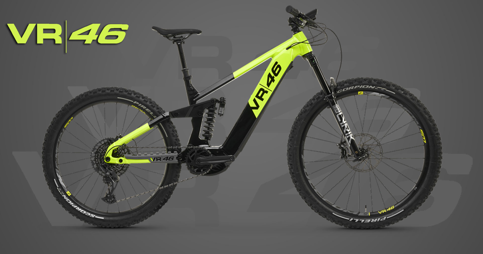 VR46 E-MTB Pro: enduro puro con DNA racing